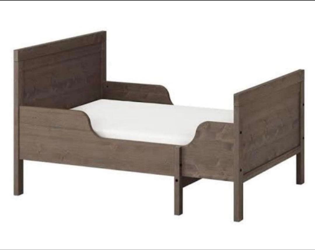 引き取り限定IKEA 伸長式ベッド マット・すのこ・カバー 一式セット