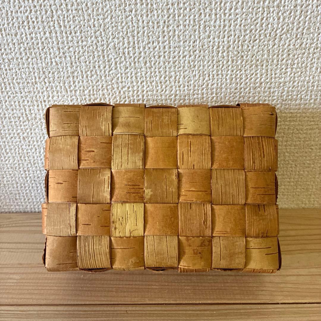 白樺細工 白樺かご 根かがりかご