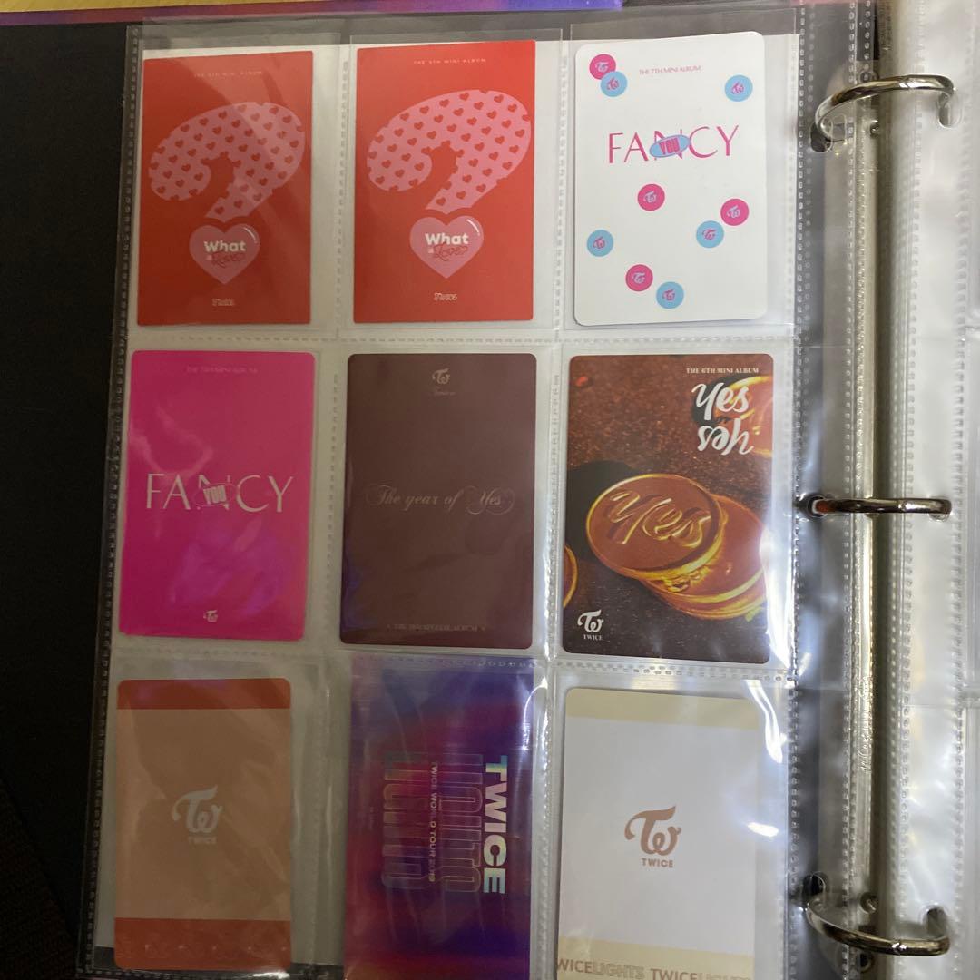 TWICE トレカバインダー トレカセット ツウィ，ミナ 全ては映ってい