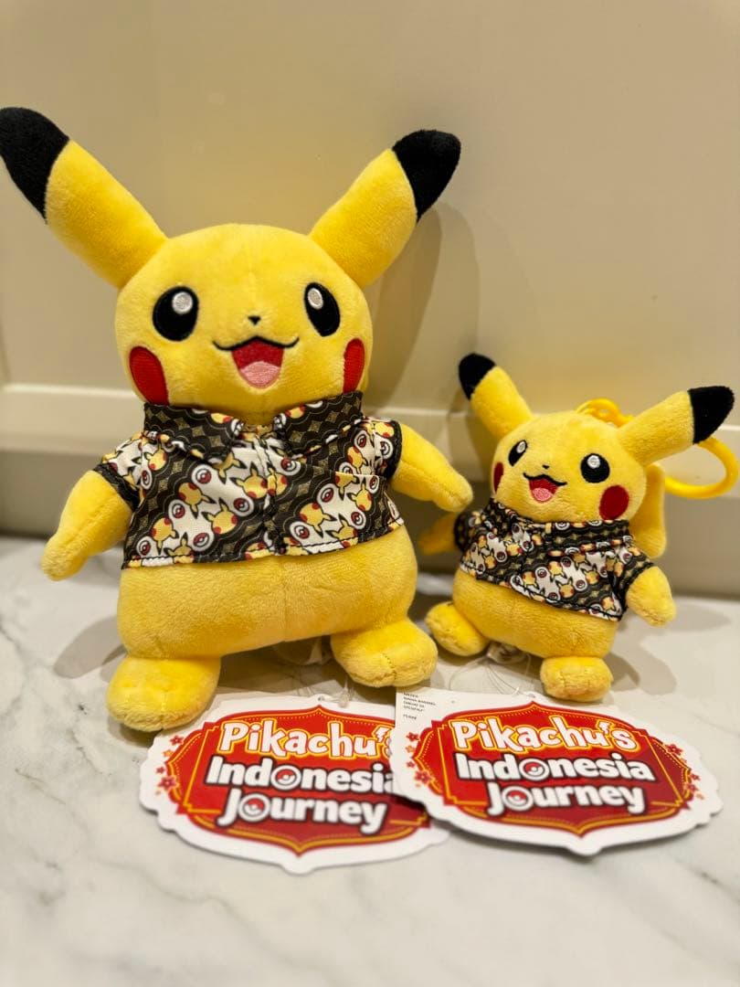 激レアピカチュウ バティックシリーズ 中小セット 海外限定 バリ島