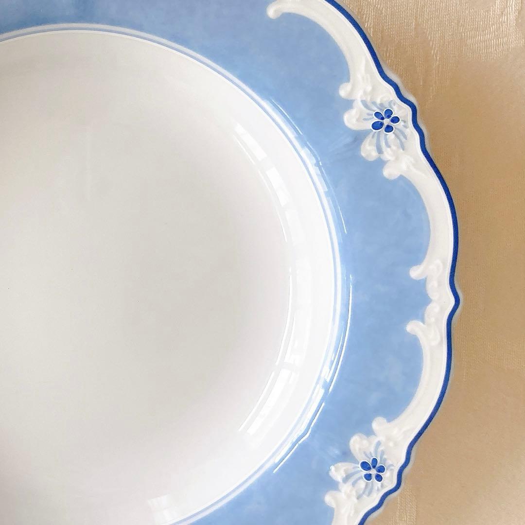 【新品】フッチェンロイター エステール ブルー スーププレート 4枚セット 廃盤