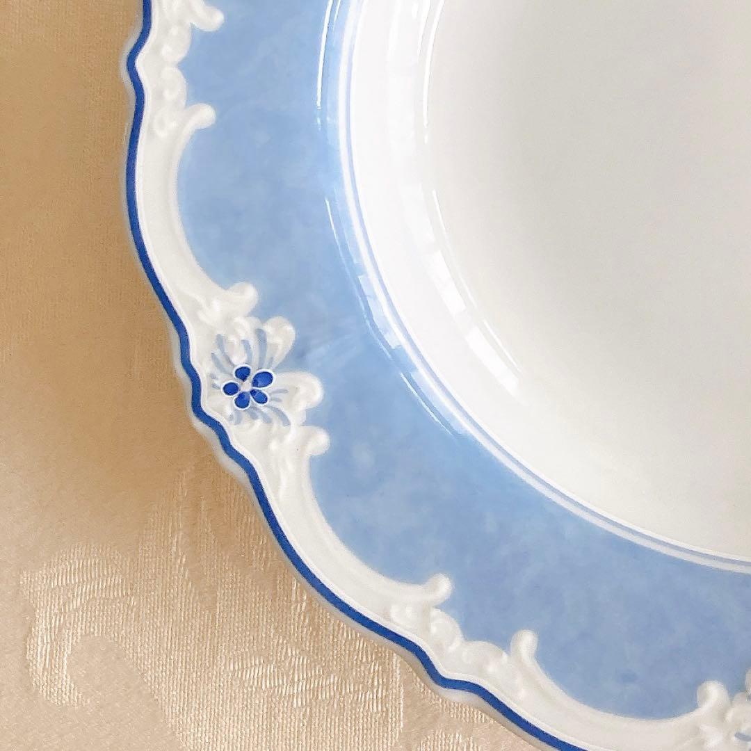 【新品】フッチェンロイター エステール ブルー スーププレート 4枚セット 廃盤