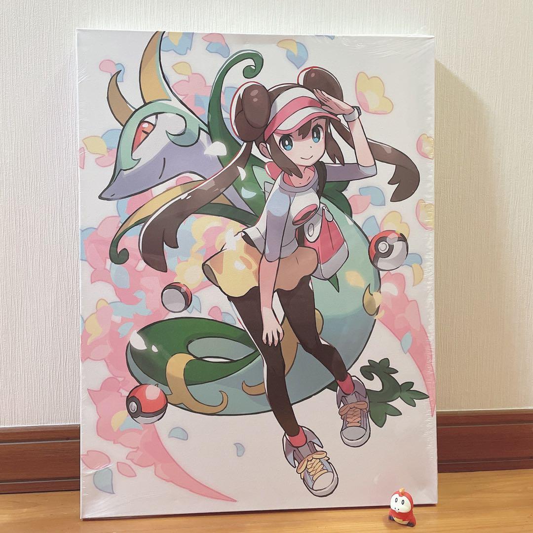 海外ポケモンセンター限定 キャンバス ウォールアート メイ さいとう