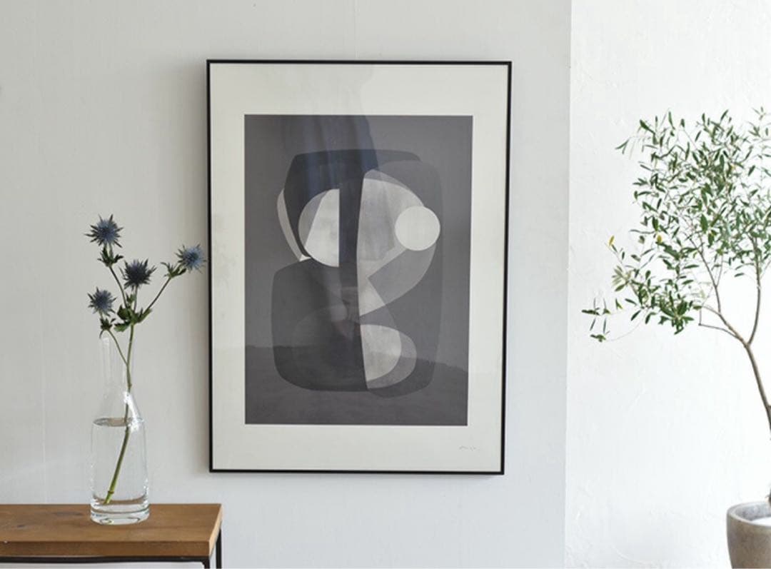 ATELIERCPH Abstract cubismポスターブラックフレーム付き