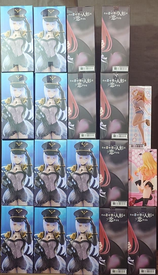 喜多川海夢 フィギュア リズ 7個 ブラックロベリア10個 おまけ2個