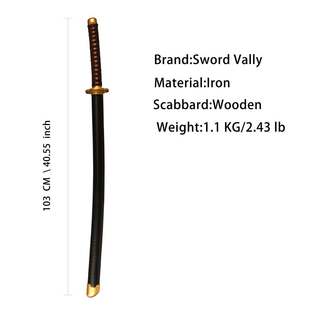 金色の刃と黒い鞘の刀 獪岳 - メルカリ