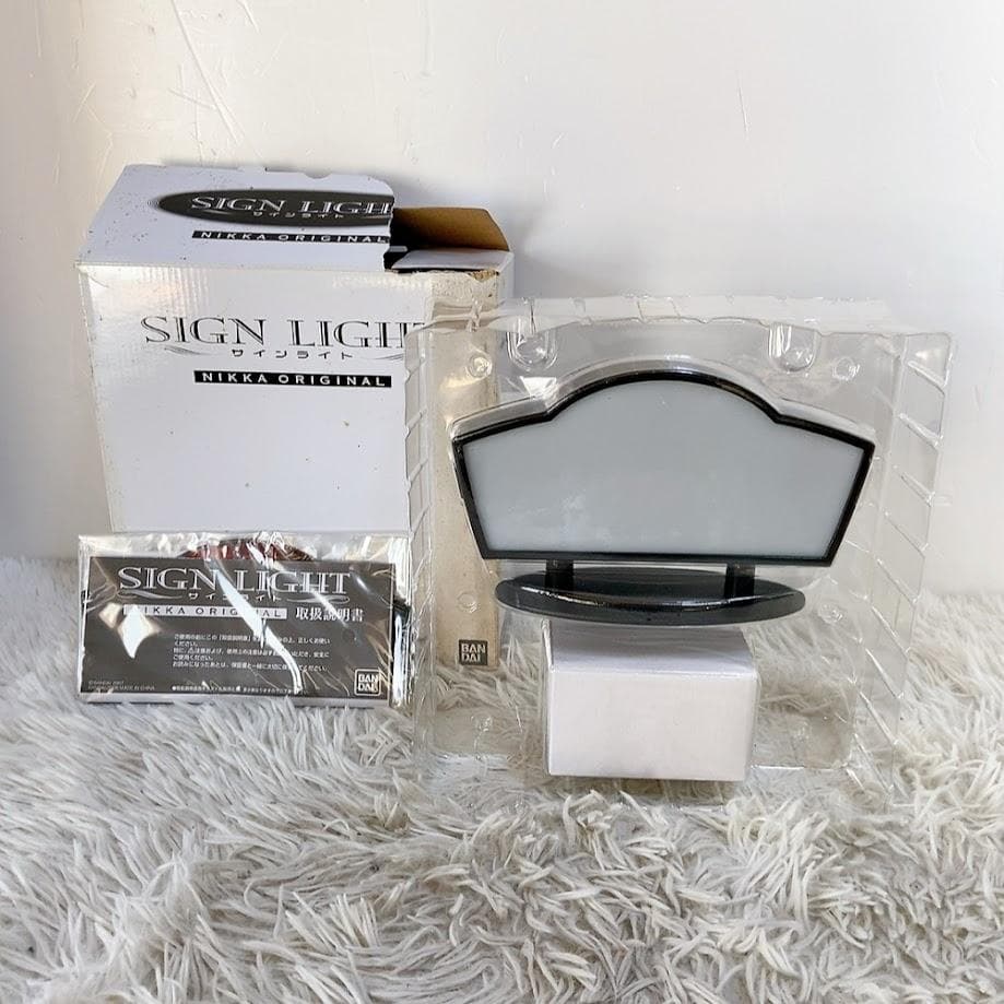 BANDAI NIKKA ボトルコレクション サインライト 未使用セット