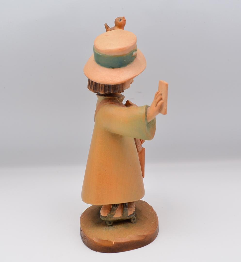 ラブレター　アンリ　ANRI　サラケイ　木彫り人形　イタリア　16.5ｃｍ