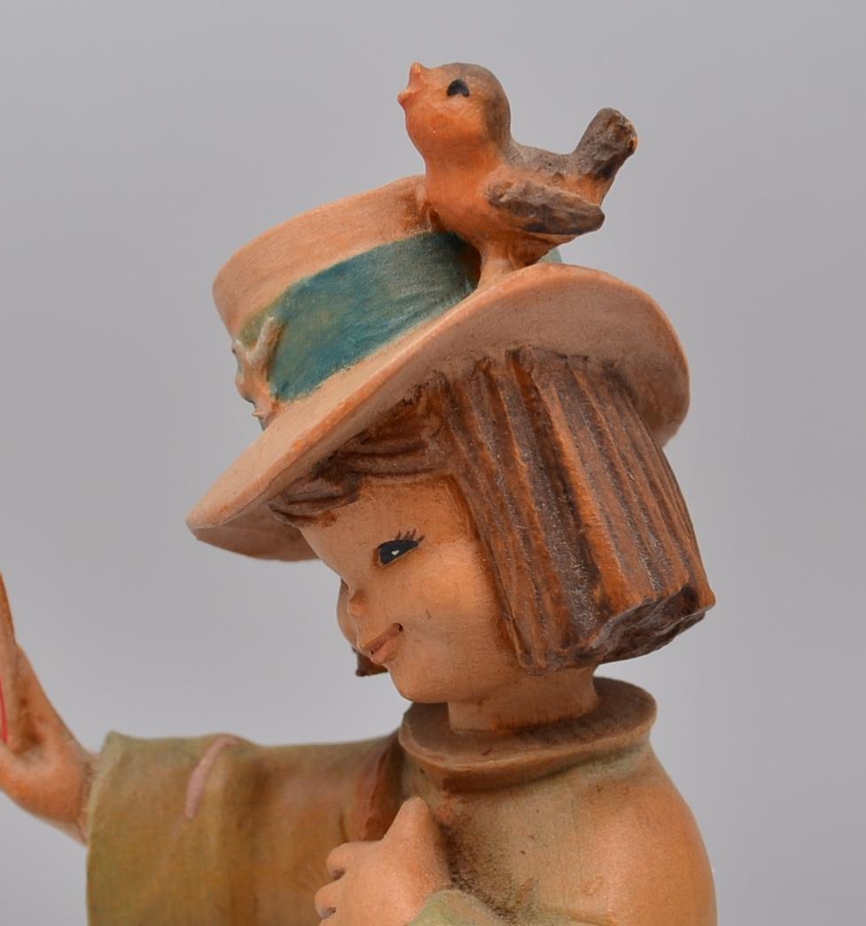 ラブレター　アンリ　ANRI　サラケイ　木彫り人形　イタリア　16.5ｃｍ