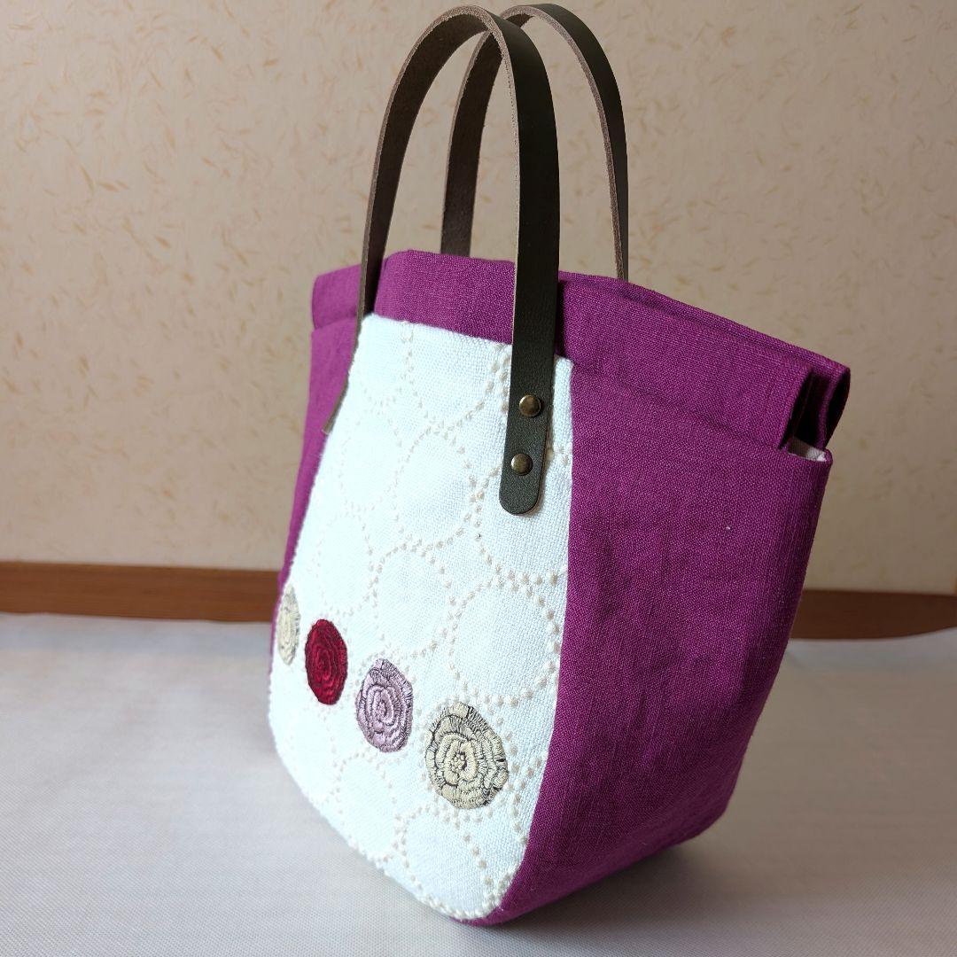 ハンドメイド トートバッグ　ミナペルホネン　タンバリン　pjc