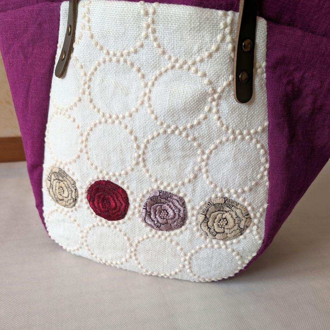 ハンドメイド トートバッグ　ミナペルホネン　タンバリン　pjc