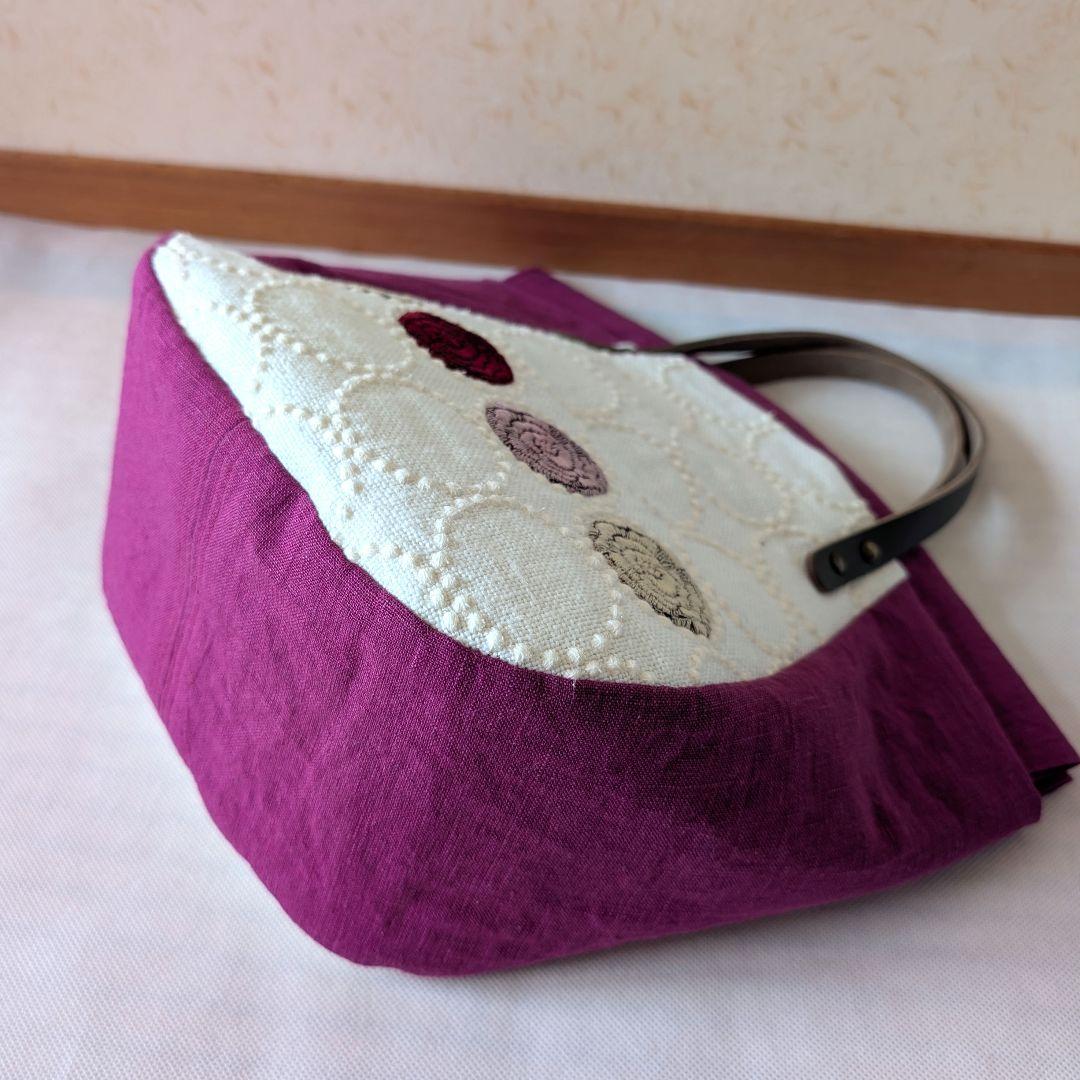 ハンドメイド トートバッグ　ミナペルホネン　タンバリン　pjc