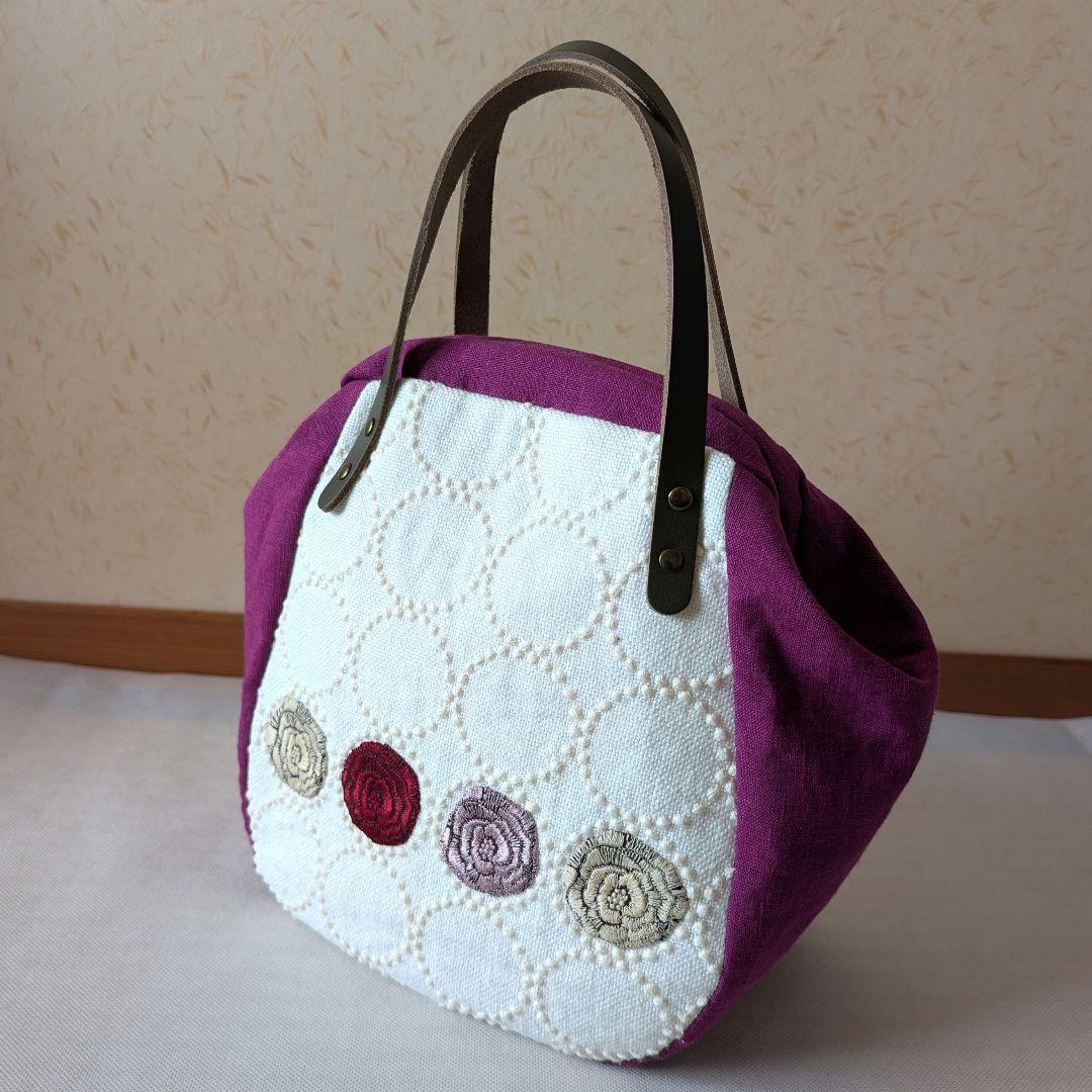 ハンドメイド トートバッグ　ミナペルホネン　タンバリン　pjc