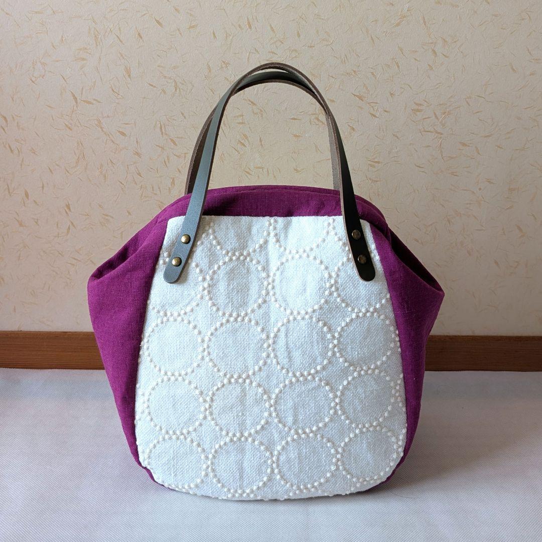ハンドメイド トートバッグ　ミナペルホネン　タンバリン　pjc