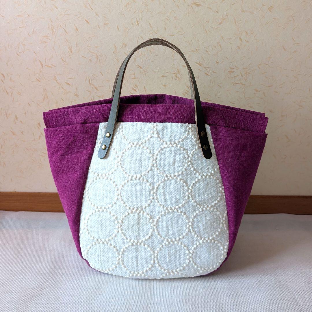 ハンドメイド トートバッグ　ミナペルホネン　タンバリン　pjc