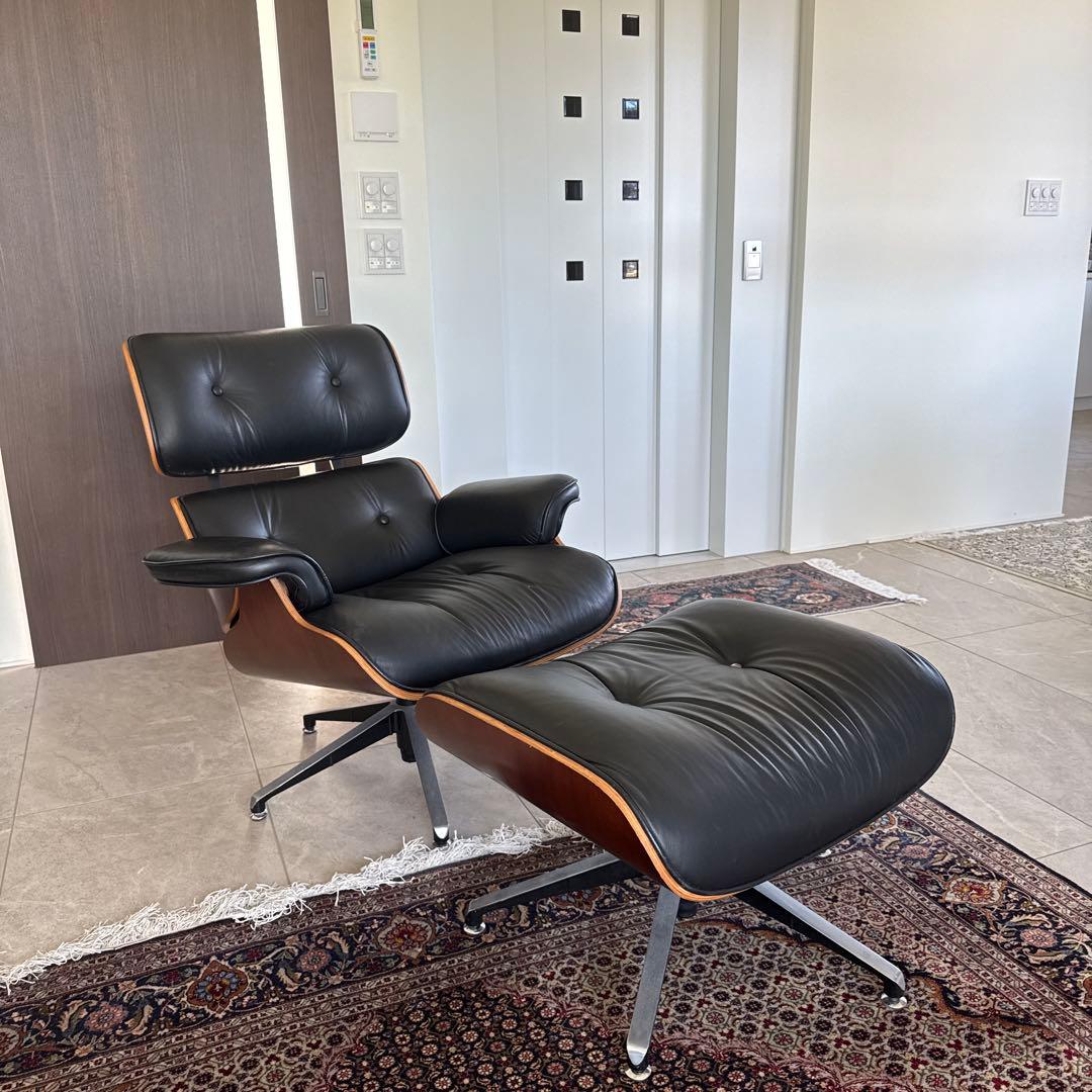ームズデザイン ラウンジチェア＆オットマン