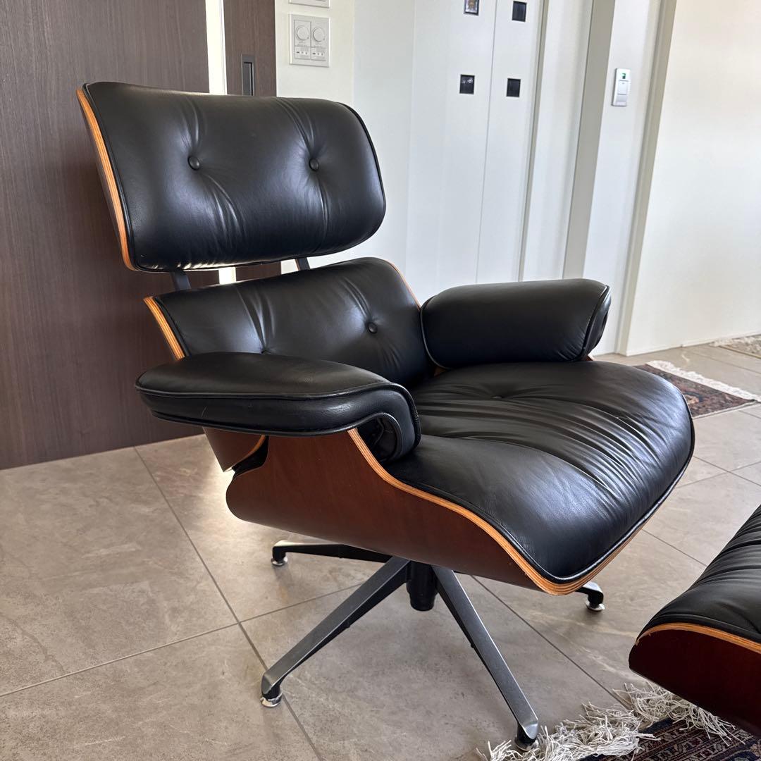 ームズデザイン ラウンジチェア＆オットマン
