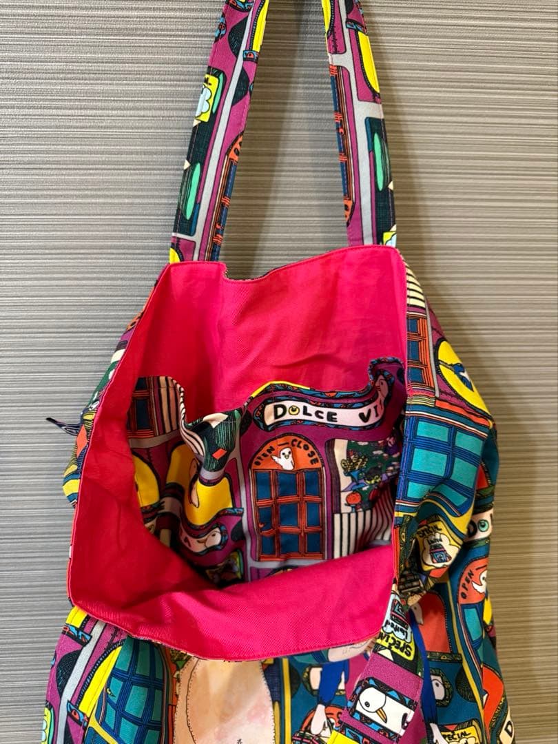 マンナイン mannine ポリエステル ワイド トートバッグ