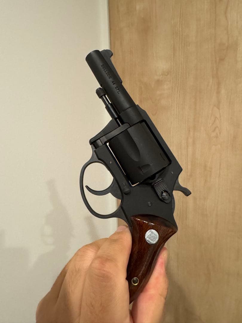 z12 モデルガン caw ブルドッグ 未発火 木製グリップ SPG