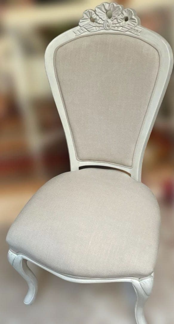 sakuranbo　ロココ調スタイル ベージュチェア おしゃれな姫家具