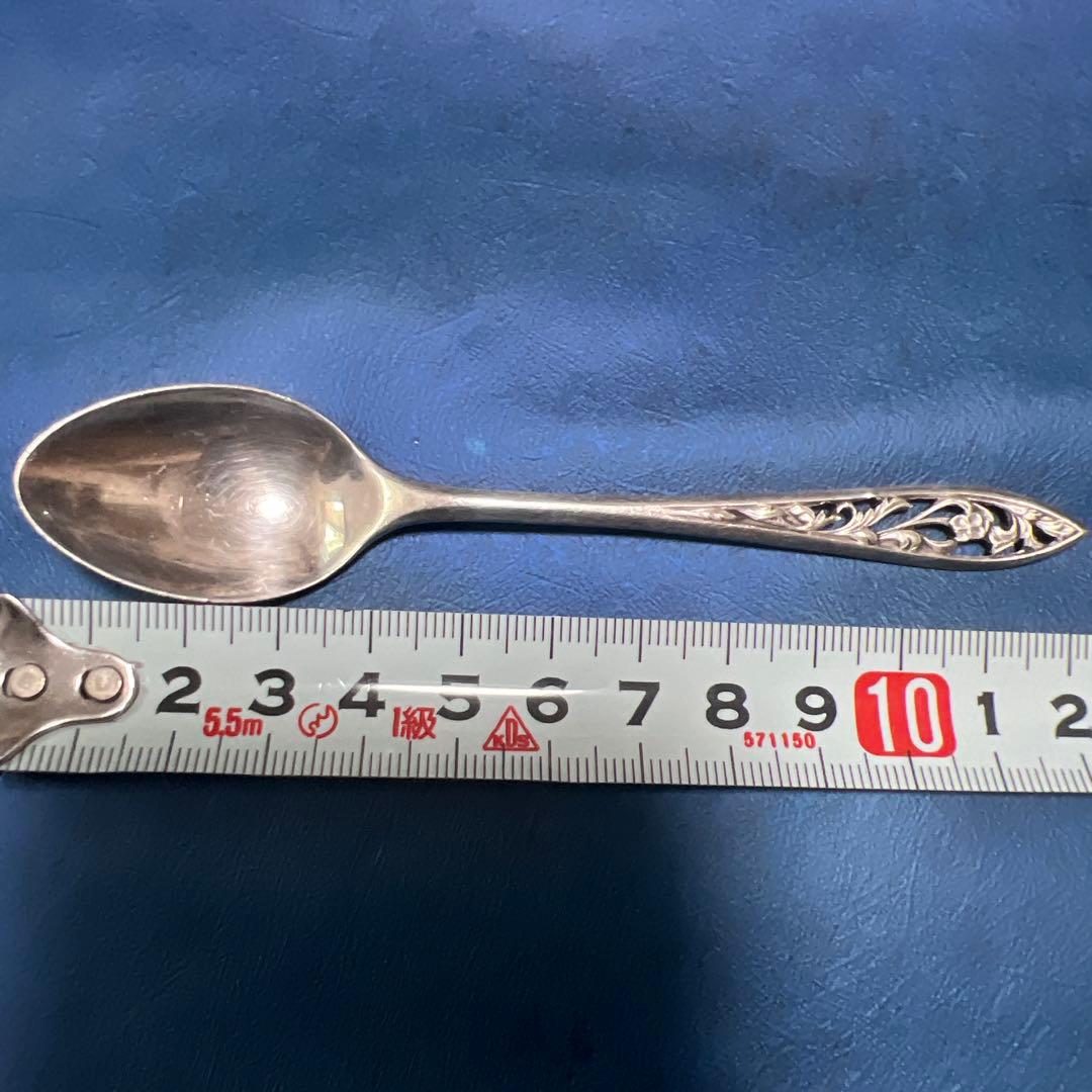 純銀生駒スプーン6本セット　ビンテージ