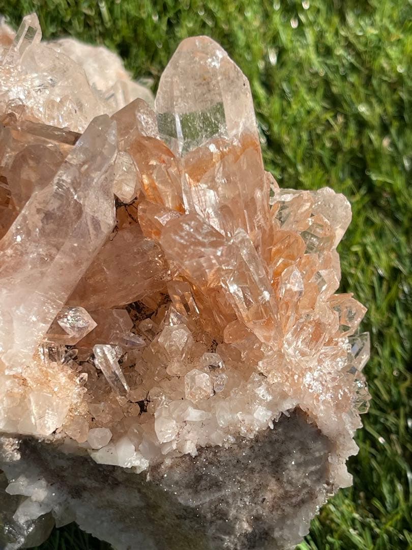 マニカラン　水晶　クラスター