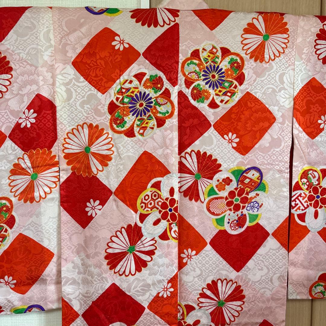 アンティーク　女の子　子供着物　七五三　アンティーク着物