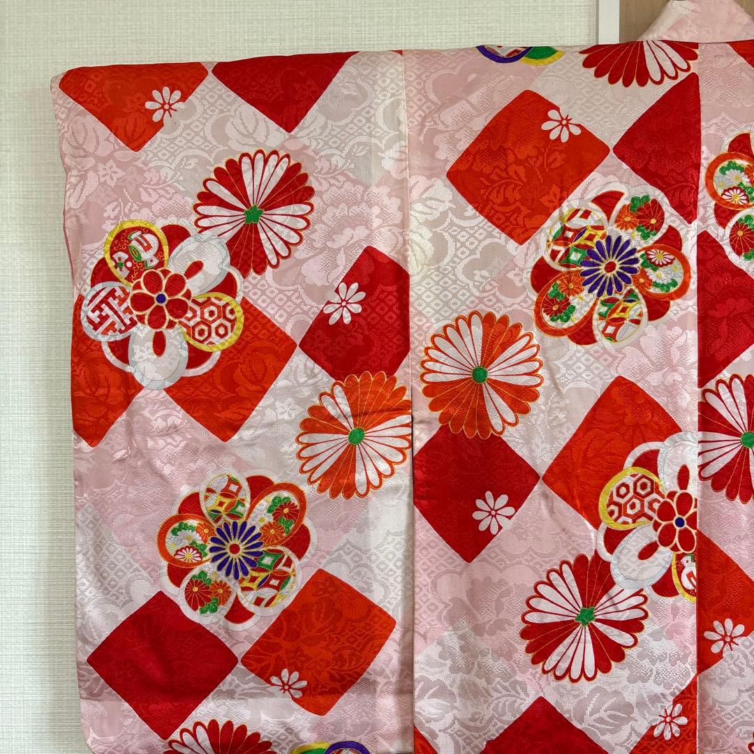 アンティーク　女の子　子供着物　七五三　アンティーク着物