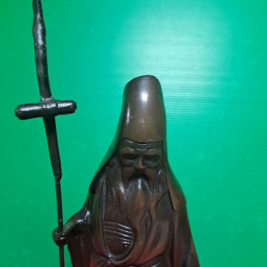 床の間　置物 寿老人鹿　インテリア　ヴィンテージ