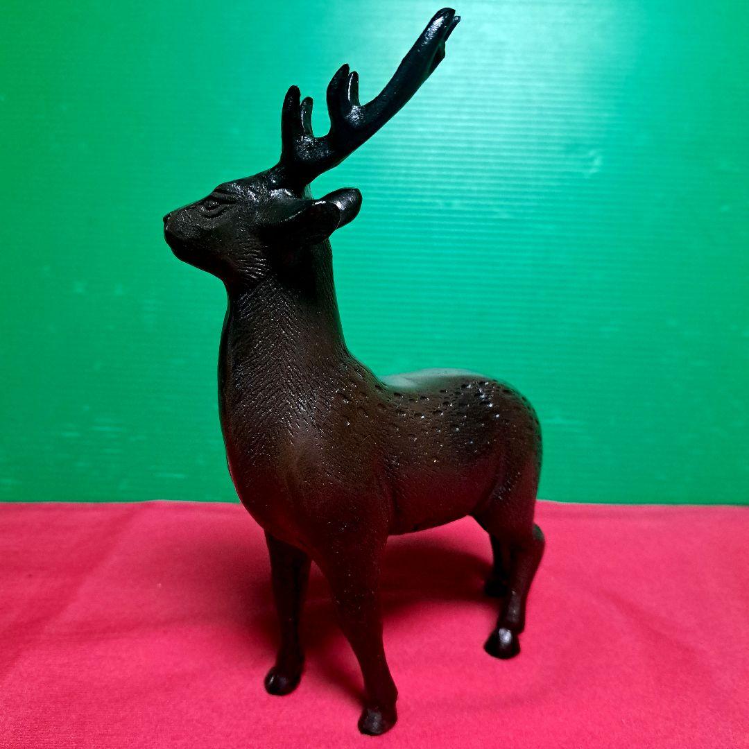 床の間　置物 寿老人鹿　インテリア　ヴィンテージ