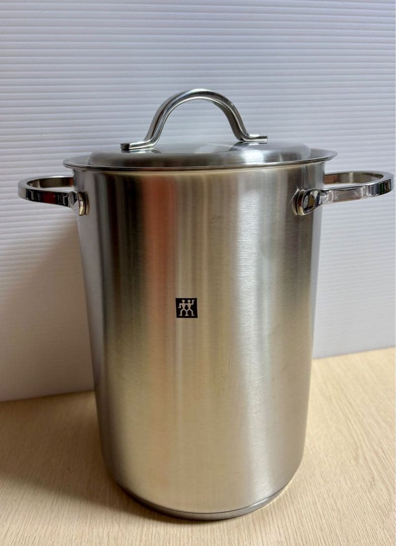 【未使用】ツヴィリング ステンレス深型ポット＋バスケット（4.5L）