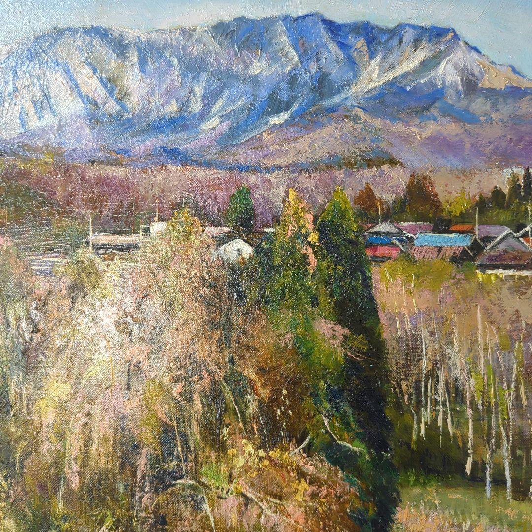 F10号油彩画（額縁入り)No.86 - メルカリ