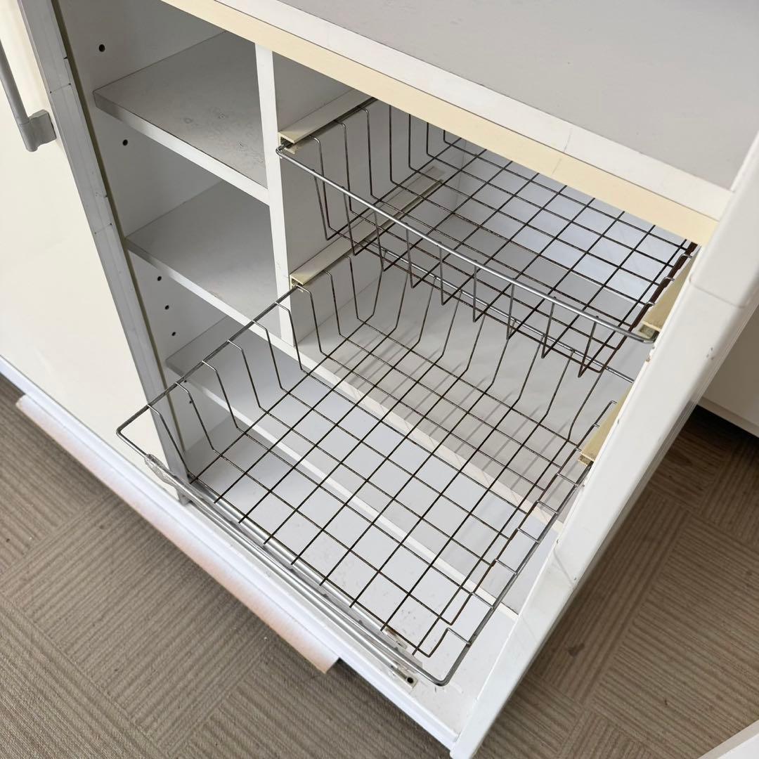 定価数十万♪ モリタインテリア 140cm幅ダイニングボード 食器棚 キッチン