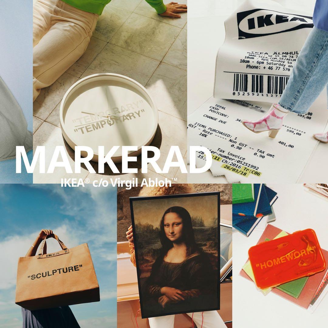 【新品未開封】IKEA×VIRGIL ABLOH ウォールクロック　壁掛け時計