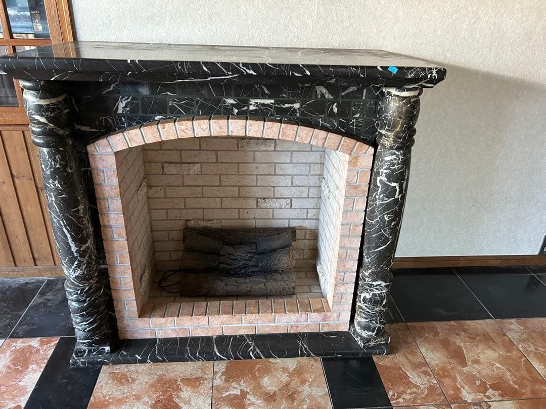 黒大理石 マントルピース （オーダーメイド・天然大理石）