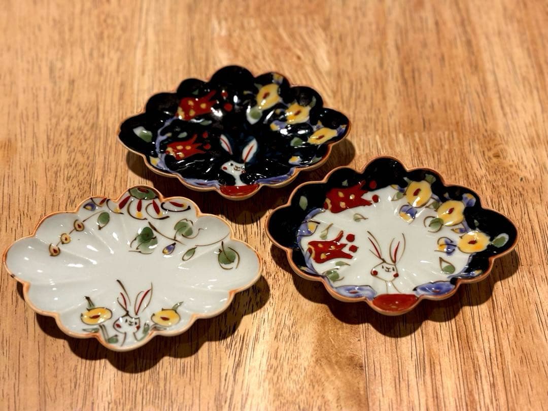 空萌工房 うさぎ 田口紀美子 小皿 3枚組 食器