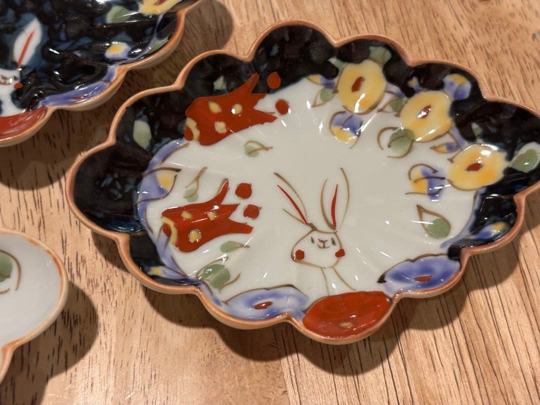 空萌工房 うさぎ 田口紀美子 小皿 3枚組 食器