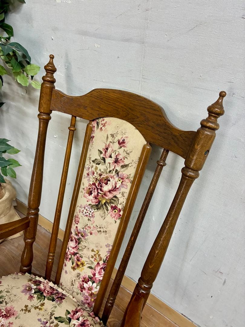 管435☆東洋ファニチャー☆昭和レトロ☆アンティーク☆ロッキングチェアー