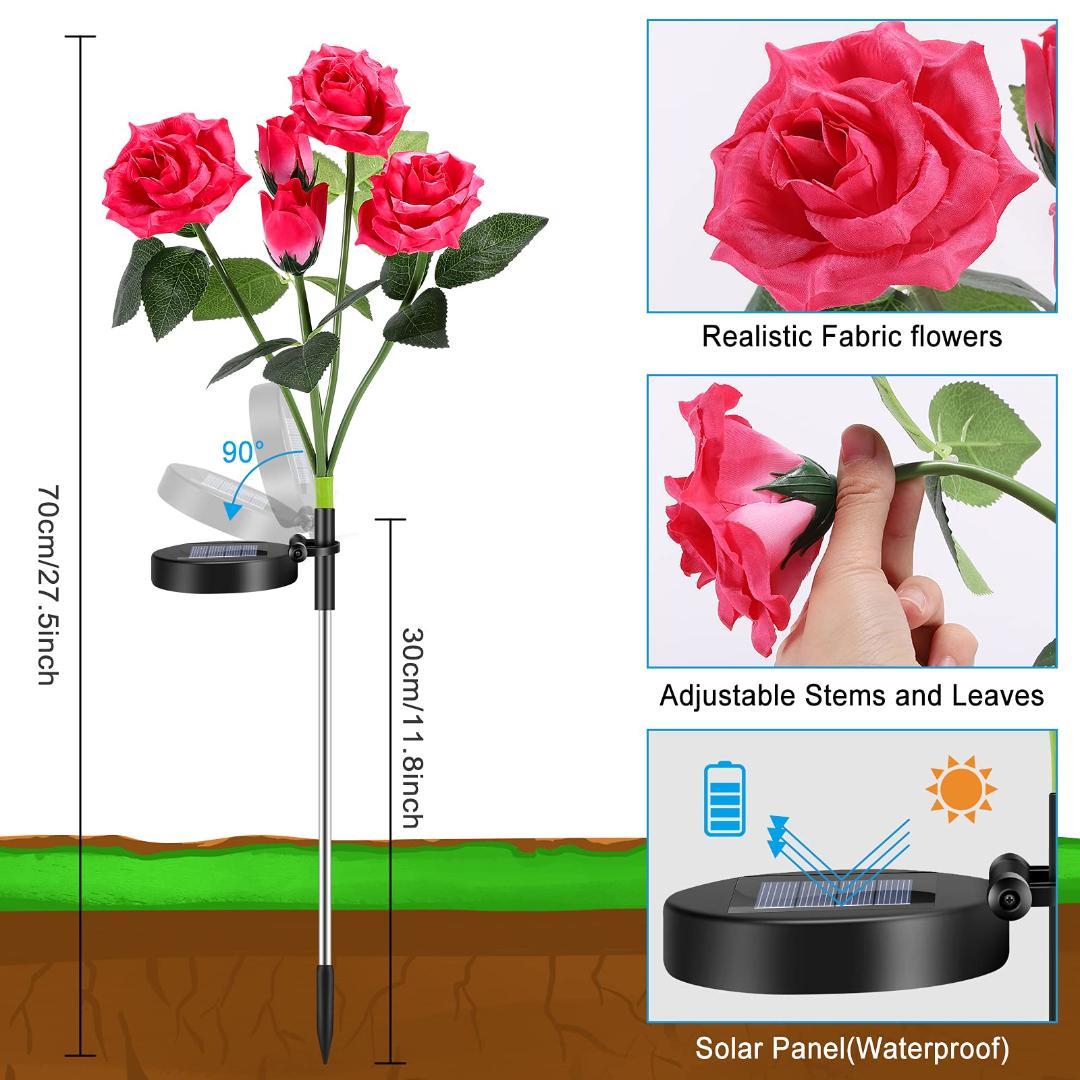 ガーデンライト 埋め込み式 防水 7色 太陽光パネル充電 屋外ソーラーライト
