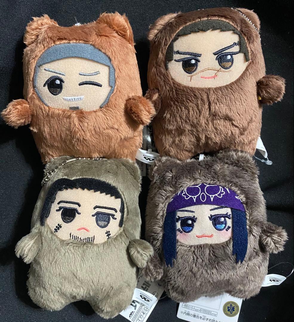 ゴールデンカムイ もふめ～と ベアーぬいぐるみvol.1 全4種セット