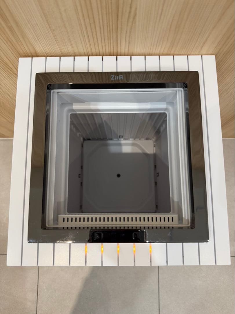 ZitA SQUARE ふた付きごみ箱 45L 白