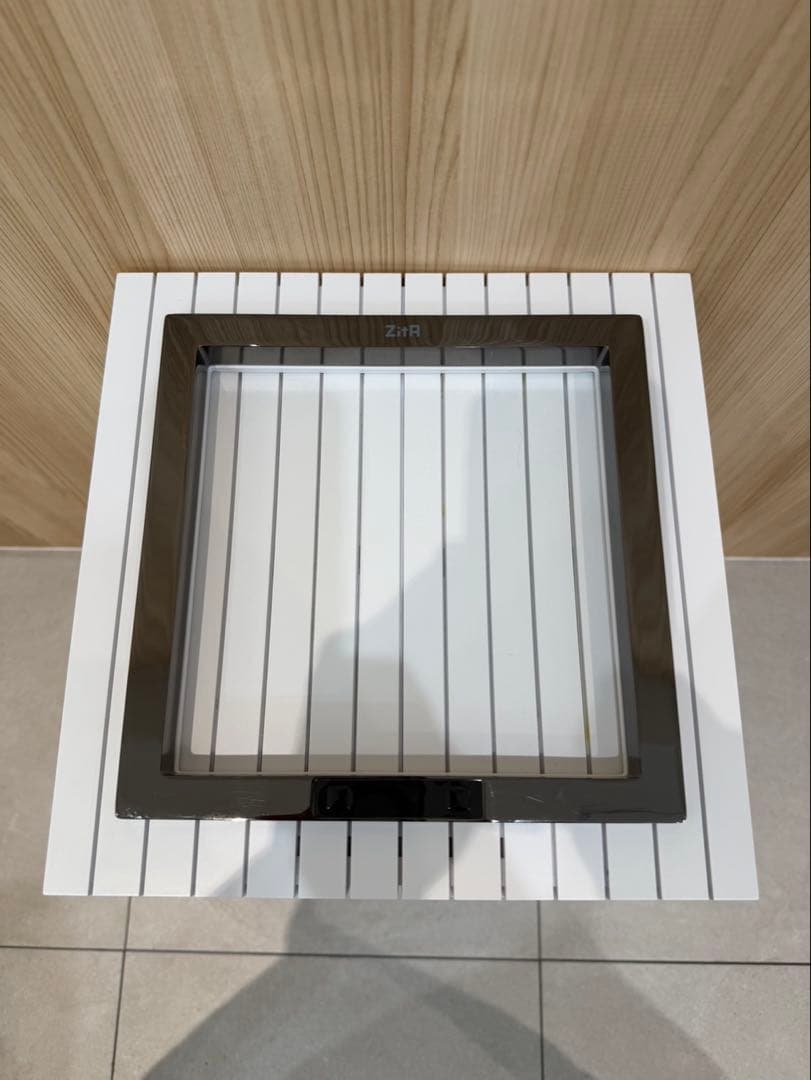 ZitA SQUARE ふた付きごみ箱 45L 白