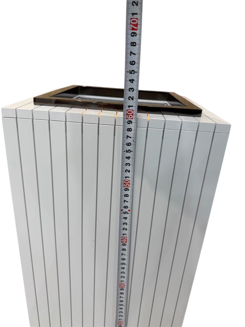 ZitA SQUARE ふた付きごみ箱 45L 白