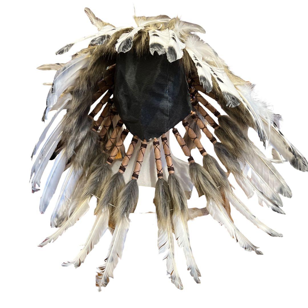 ネイティブ・アメリカン\"War Bonnet ウォーボンネット\" 羽根冠