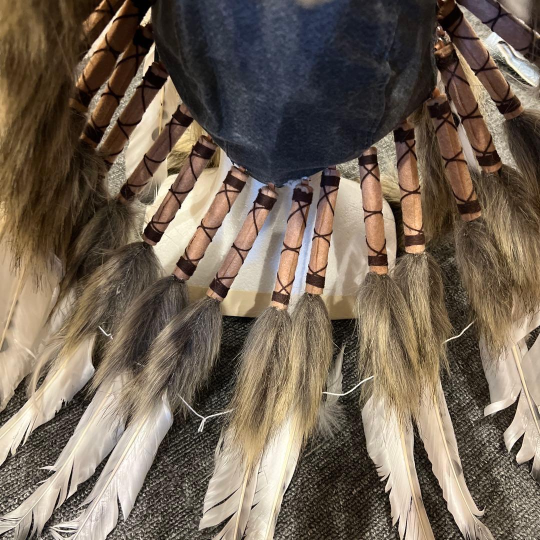ネイティブ・アメリカン\"War Bonnet ウォーボンネット\" 羽根冠