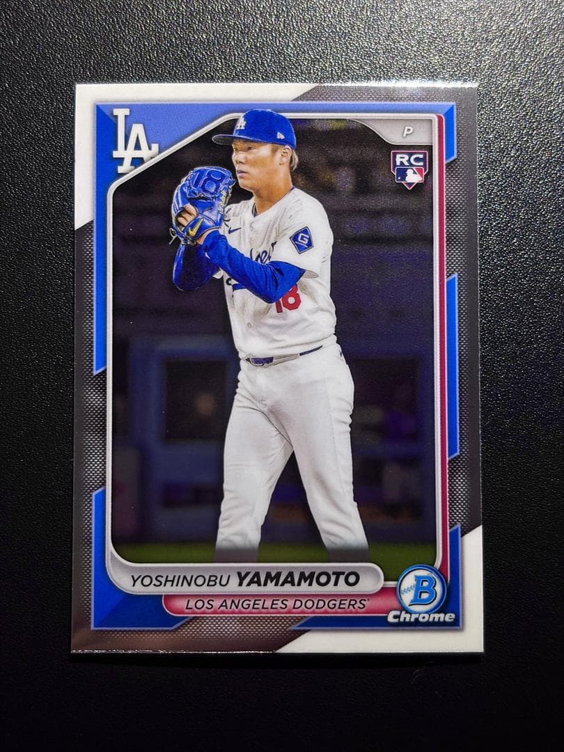 山本由伸 2024 Bowman Chrome Topps RC ルーキー - メルカリ