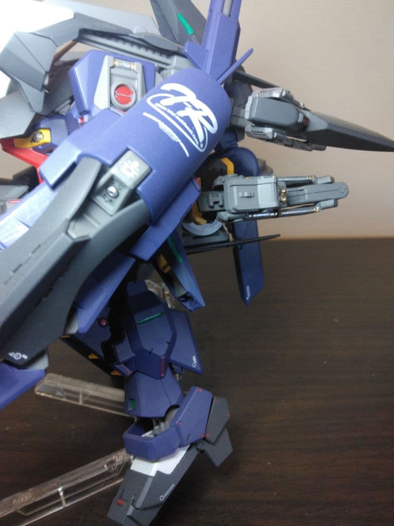 HGガンダムTR-1 ハイゼンスレイ・ラーⅡ全塗装完成品 改造品 台座付の