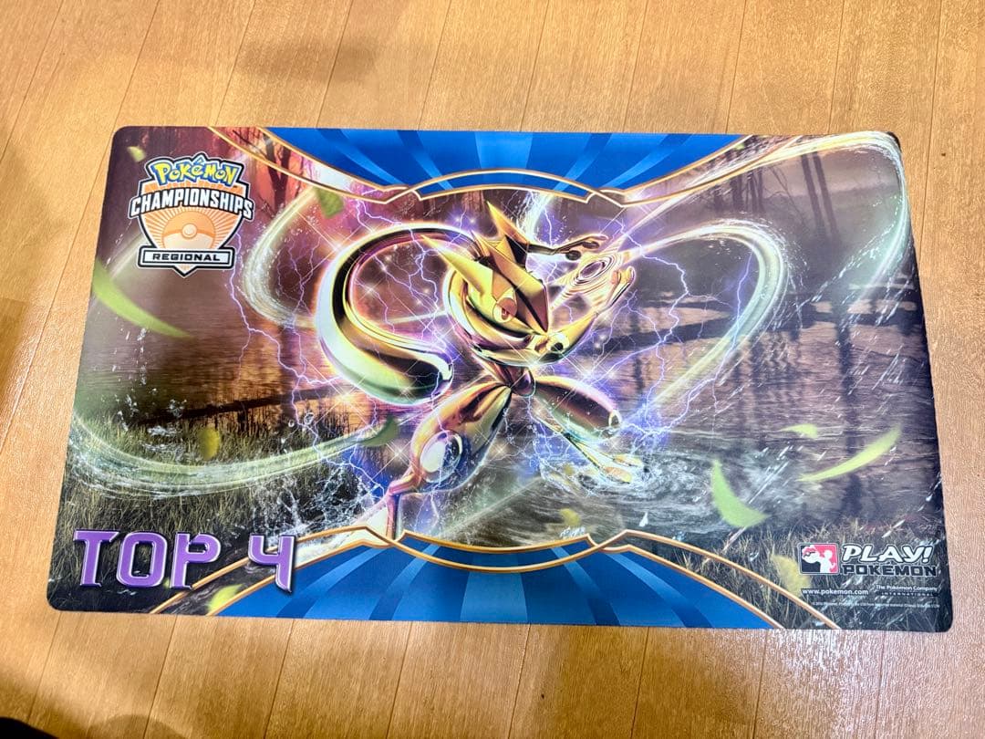 ゲッコウガBREAK プレイマット TOP4 海外限定 プレイマット プレイマット『海外/ゲッコウガ(TOP4/REGIONALロゴ)※』【サプライ】{-}