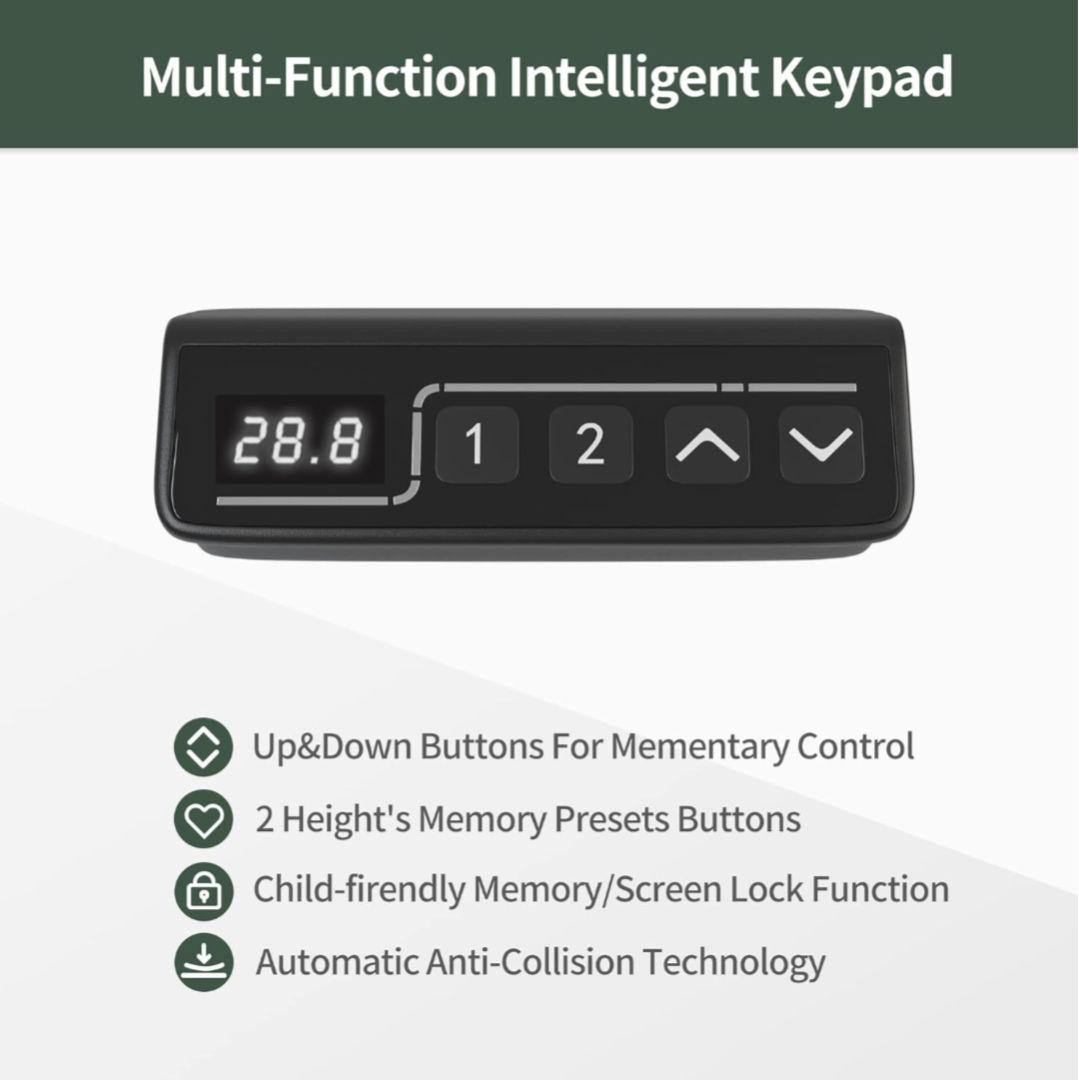 【処分価格 2/12まで】電動昇降デスク L字型