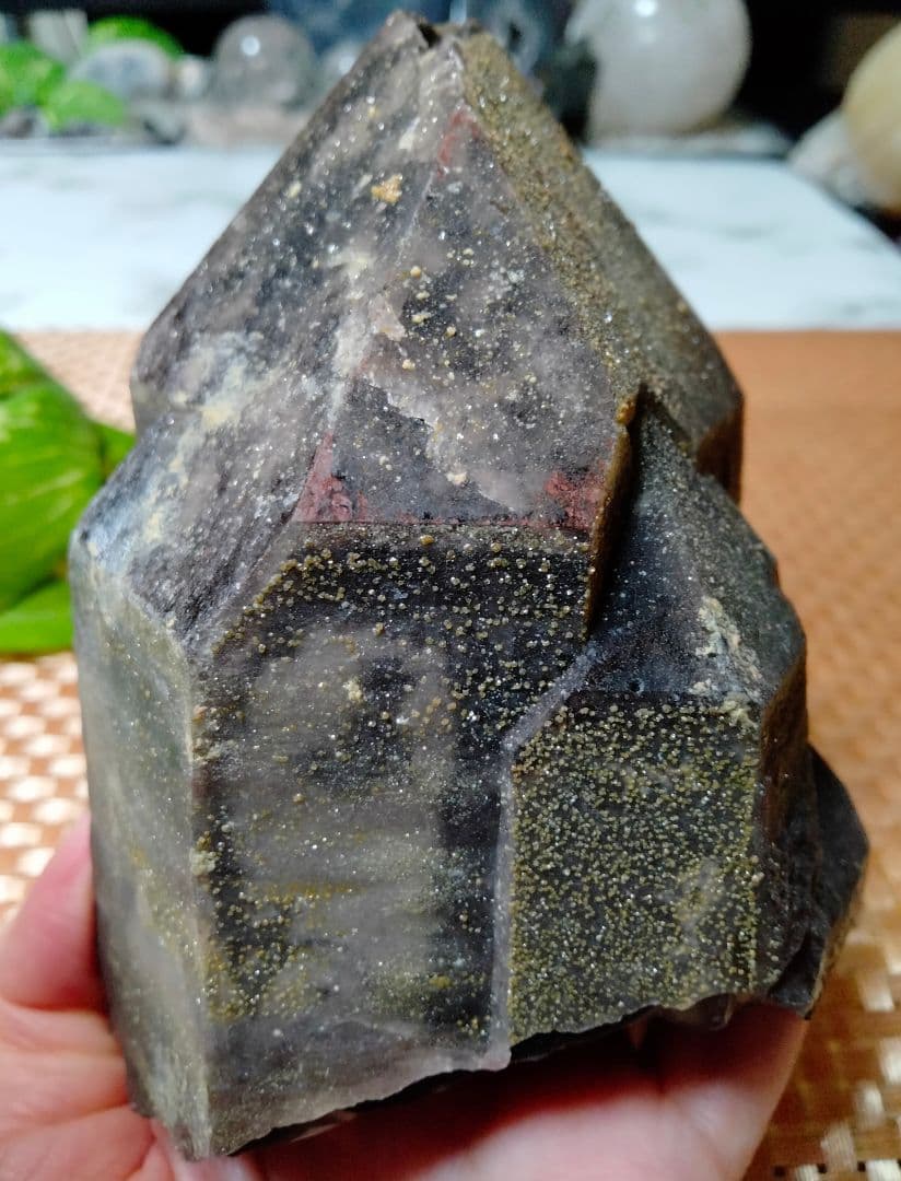 【純天然】★大サイズ★★魔除け・厄除け★ 863ｇモリオン 黒水晶 原石